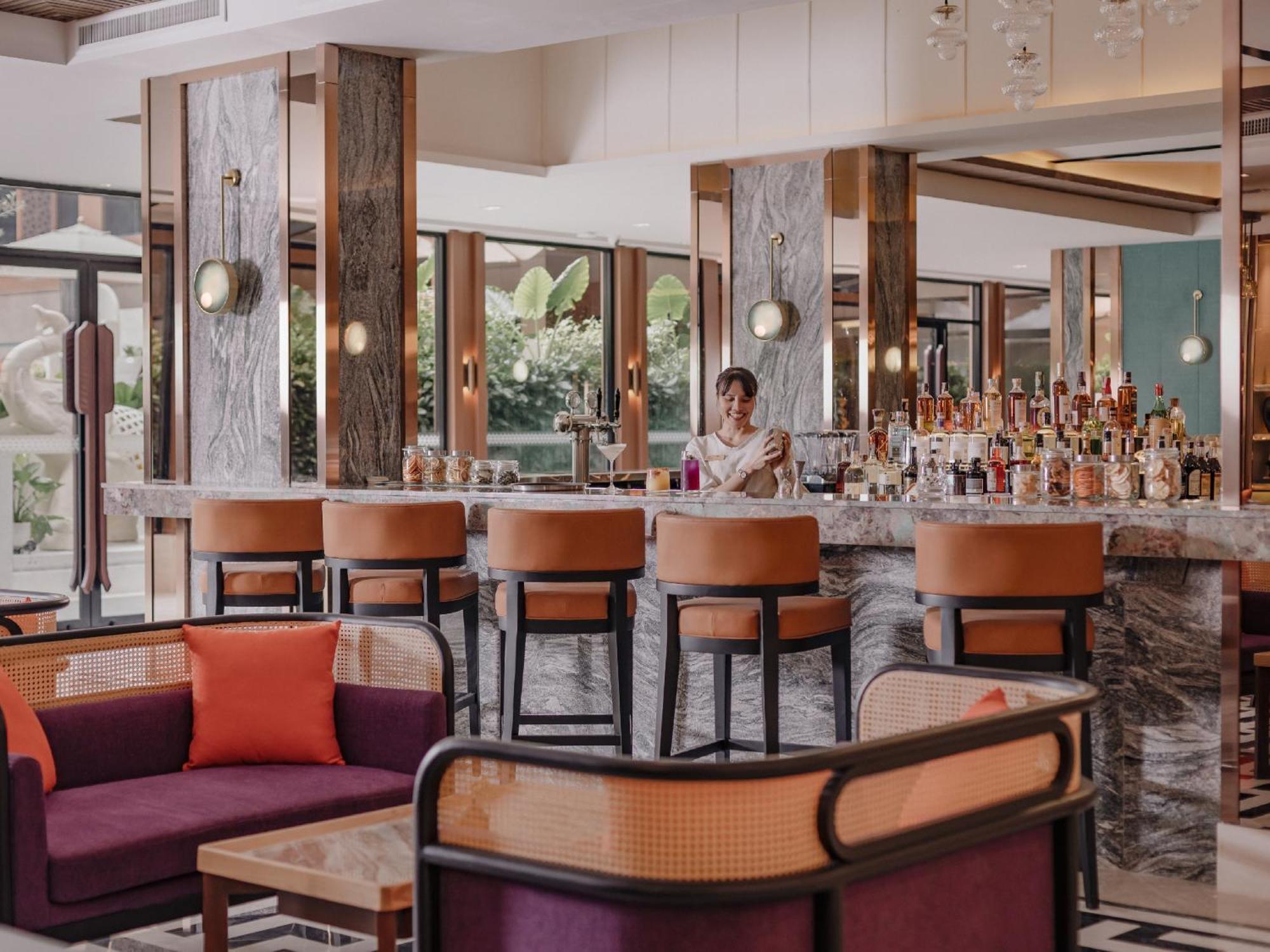 Nysa Hotel Bangkok Sukhumvit 11 Zewnętrze zdjęcie The bar at the lobby